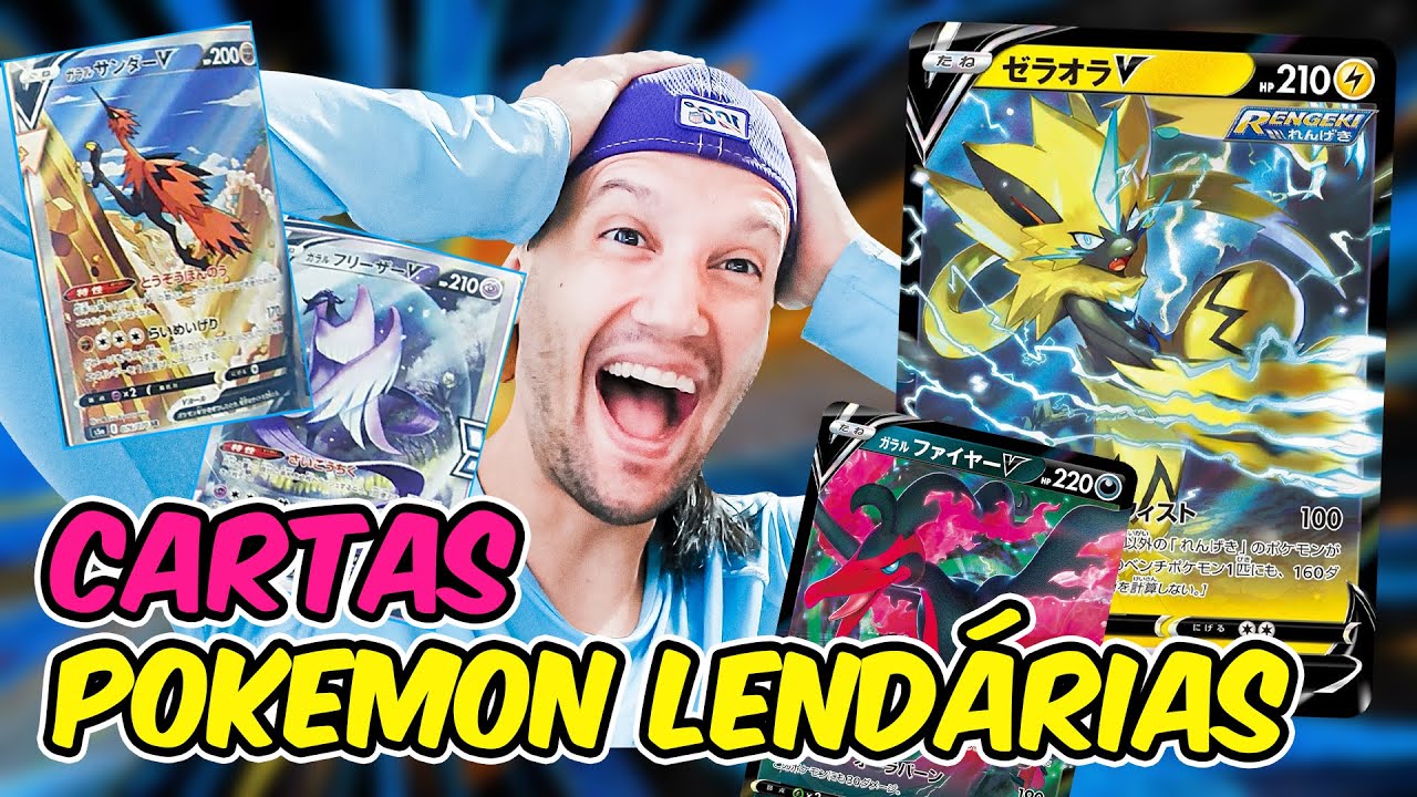 TIREI A CARTA LENDÁRIA DO ARTICUNO  CAPITÃO HUNTER CARTAS POKEMON TCG 