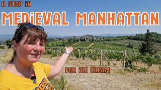 World's BEST icecream in Medieval Manhattan | Stunning Tuscany motorcycle tour Ride 1 | Siena