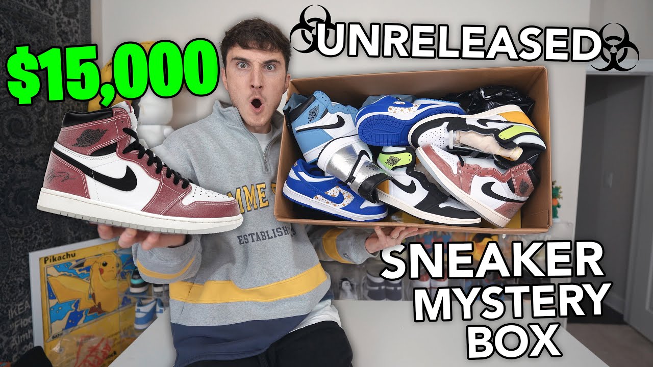 Unboxing A $15,000 Unreleased 2021 Sneaker Mystery Box... - YouTube