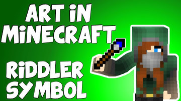 Art In Minecraft! Riddler Symbol Speed-Build!
