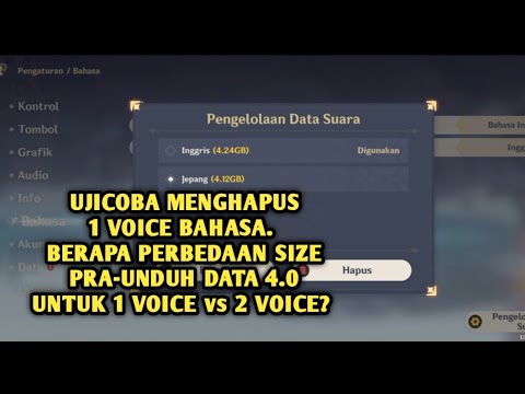 Berapa Size Pra-Unduh Data 4.0 Jika Kita Menghapus 1 voice bahasa? 