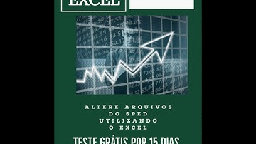 SPED XML EXCEL - SPED EM FORMATO EXCEL
