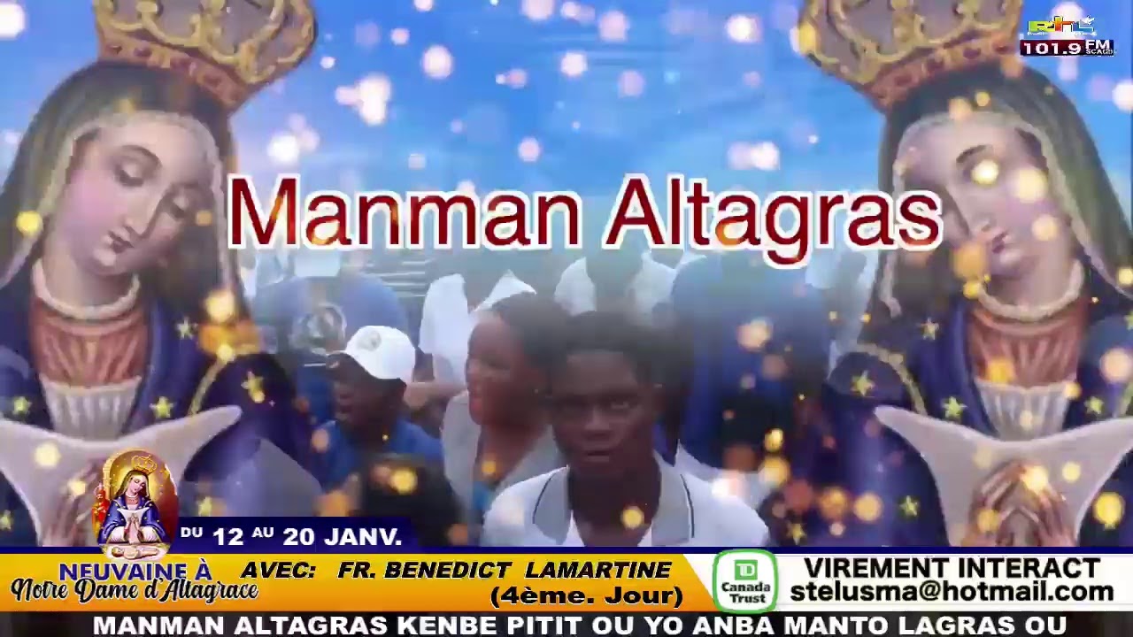 NEUVAINE À NOTRE DAME D'ALTAGRACE (4ème.JOUR) YouTube