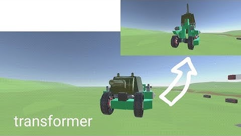 Transformer tank/robot/ in evertech sandbox#tech glitch gaming#