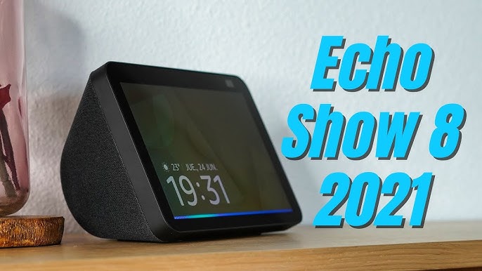 Echo Show 8 Reacondicionado Certificado (2da generación, edición 2021) -  Pantalla HD inteligente con Alexa y cámara de 13 MP - Blanco