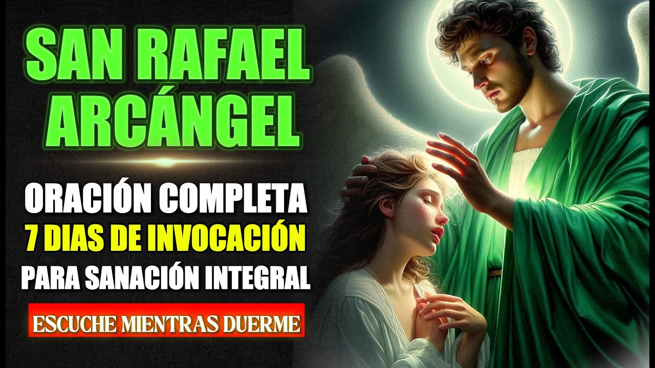 SANACIÓN PROFUNDA con el Arcángel Rafael | Oración Nocturna Completa de 7 Días (3 Horas)