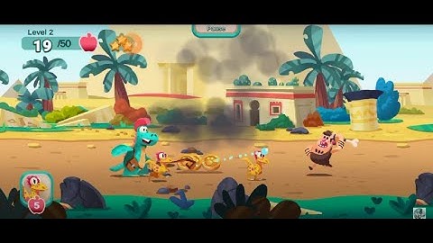 Dino Bash Travel Through Time - Island 1 - Level 1