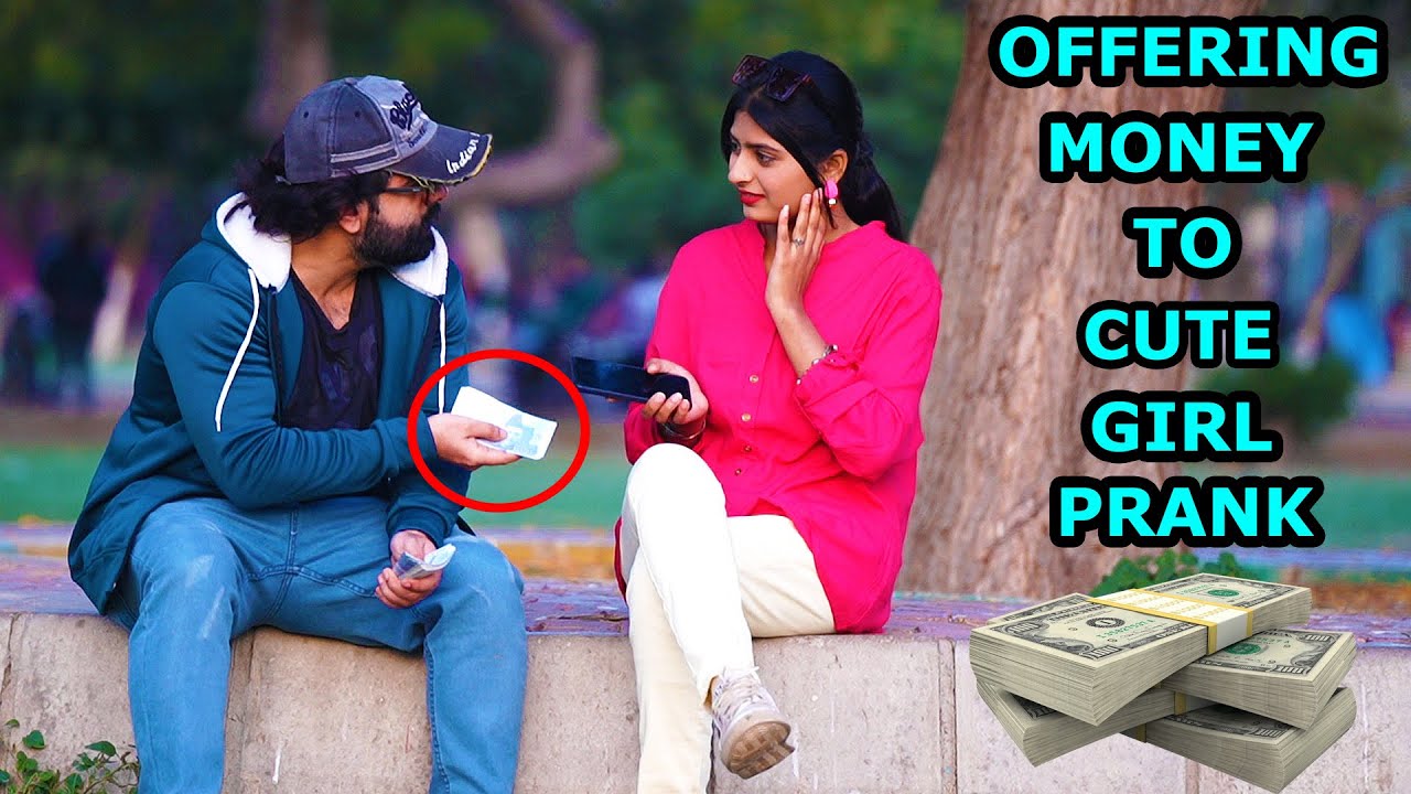 Offering Money To Cute Girl Prank | Pranks In Pakistan | Humanitarians