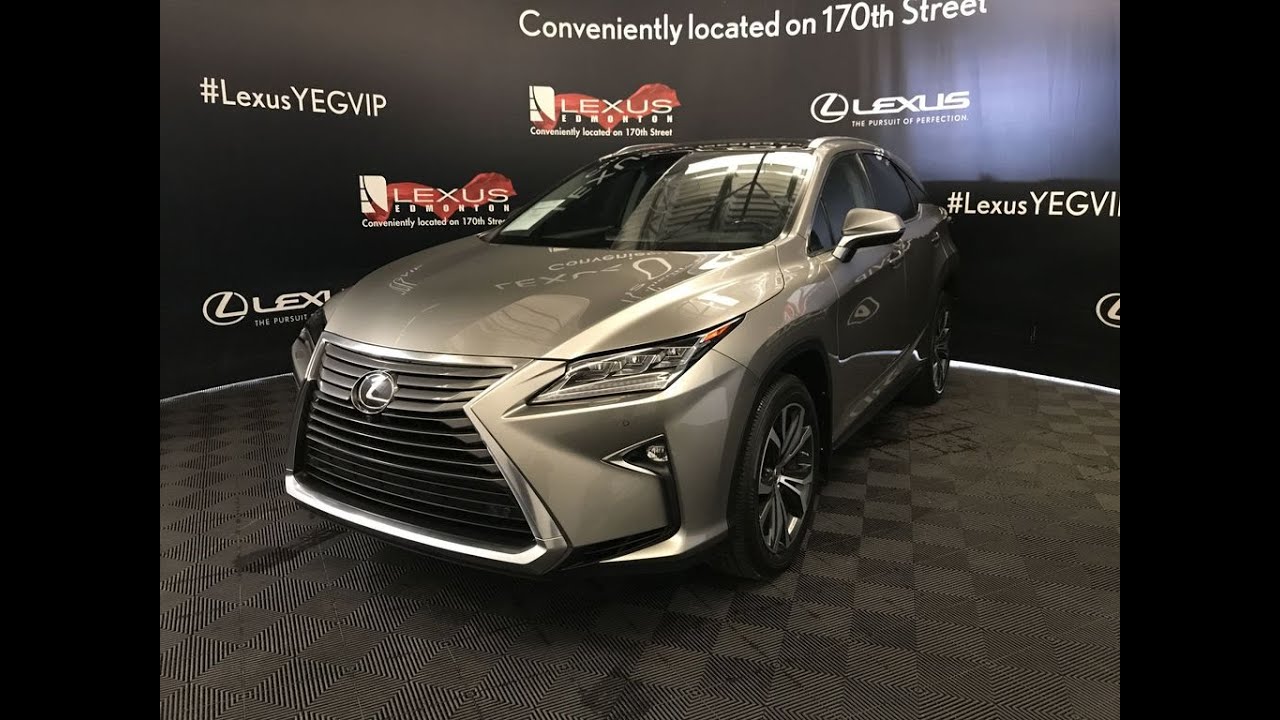 Silver 2017 Lexus RX 350 RX 350 Review Edmonton Alberta - Lexus of ...