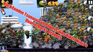 Zombie Tsunami Full Power Coins Bikerz Ninja's Quarterbacks Dragons screenshot 5