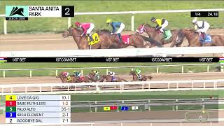 Babe Ruthless wins Race 2 on Sunday, January 25 at Santa Anita Park