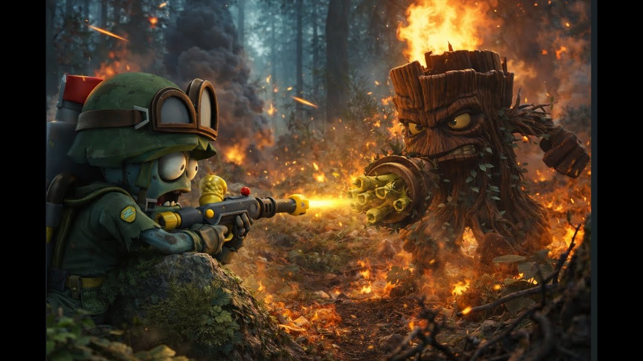 Plants vs Zombie Garden Warfare 2 (Zombie Mission) - YouTube