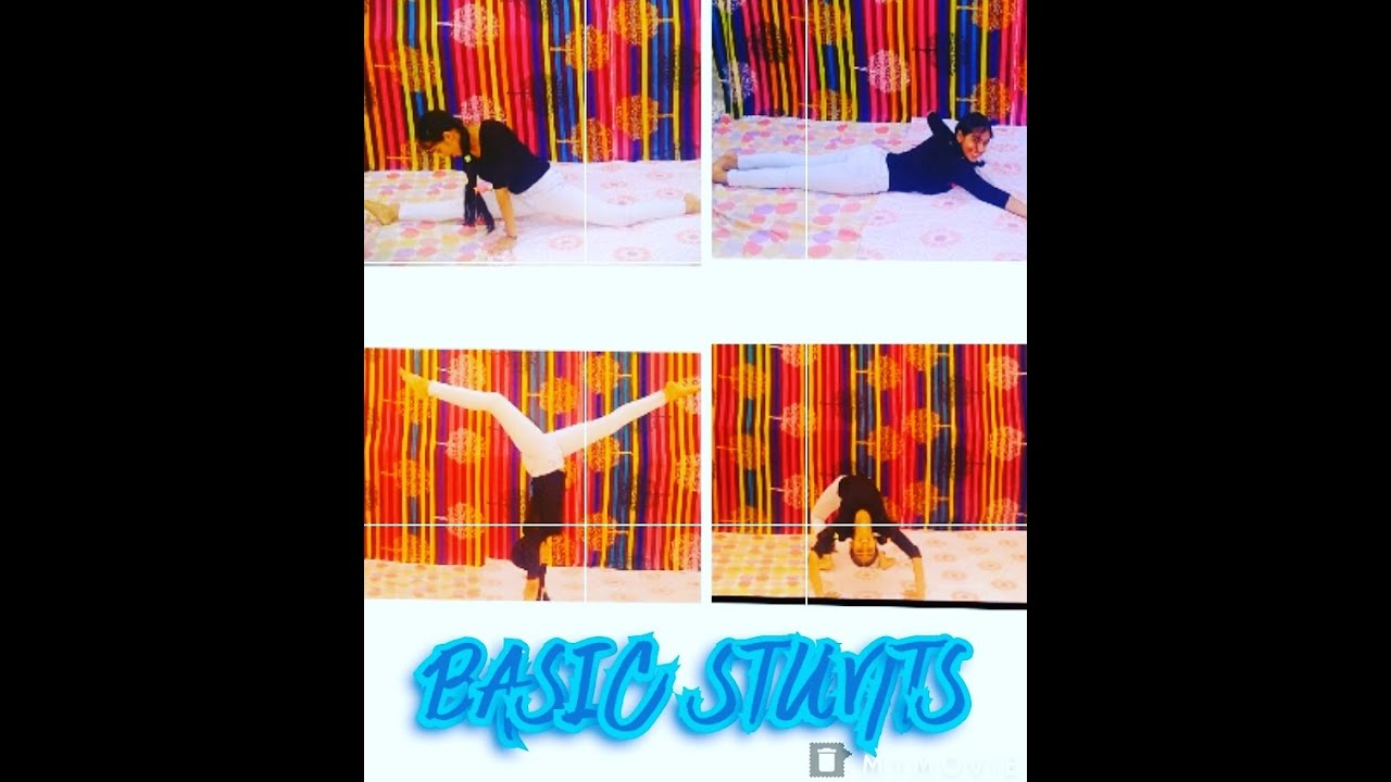 5 basic stunts to rock the floor | easy stunts |Part 1 #diya jain# ...