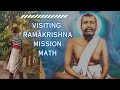 Visiting ramakrishna math and preparing for my mantra diksha   ramakrishna mission