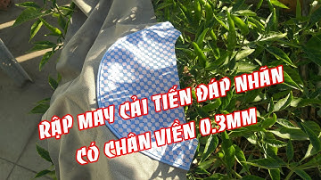 CÒN ĐẶNG VÀ RẬP MAY ĐÁP NHÃN CÓ CHÂN VIỀN 0.3MM