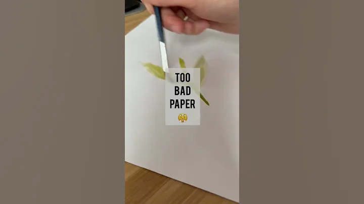 3 big mistakes with watercolor paper. Art tips for beginners. Watch and learn! #shorts #shortvideo