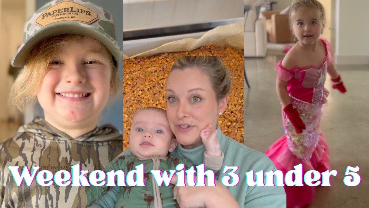 Day in the Life of a SAHM ⎹ Weekend with 3 Kids Under 5 (Real Mom Vlog)