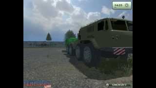 Скачать бесплатно Мод военного грузовика МАЗ-7310 «Ураган» для игры  Farming Simulator 2013