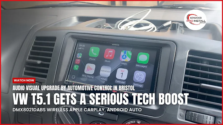 VW T5.1 Gets a Serious Tech Boost Wireless CarPlay Camera Upgrade KENWOOD DMX8021DABS #vw #carplay