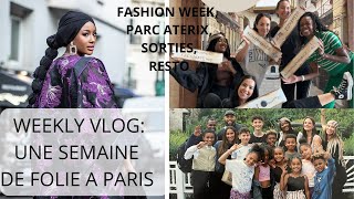 WEEKLY VLOG: UNE SEMAINE DE FOLIE SUR PARIS ( Fashion week, parc Asterix, ford Boyard, sorties bb )