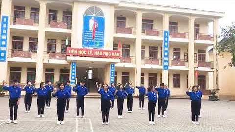 Cuộc thi nhảy Flashmob "Thiếu nhi vui khỏe - Tiến bước lên Đoàn"  đơn vị THCS Hưng Thái Nghĩa