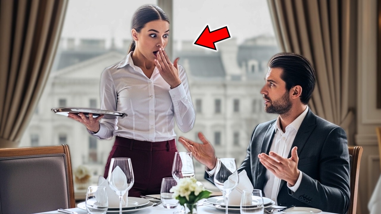 Kelnerka wyszeptała jedno słowo… Biznesmen natychmiast się odwrócił „Kto cię tego nauczył”