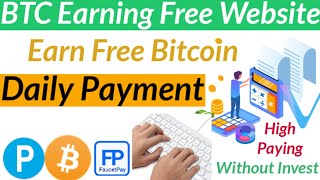 Bitcoin Earning Website | Earn Bitcoin Without Investment | Earn Free 0.002 BTC Weekly