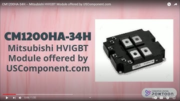CM1200HA-34H – Mitsubishi HVIGBT Module offered by USComponent.com