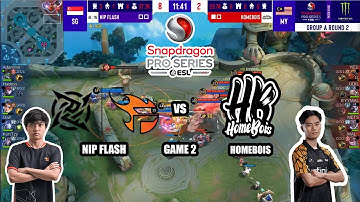 ESL SNAPDRAGON PRO SERIES CHALLENGE FINAL | HOMEBOIS VS NIP FLASH | BO 3 GAME 2 | GROUP STAGE