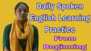 Daily Spoken English Learning Videos / How to learn English Speaking Easily / Basic Level English