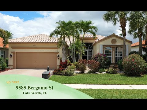 9585 Bergamo St, Lake Worth, FL home video tour