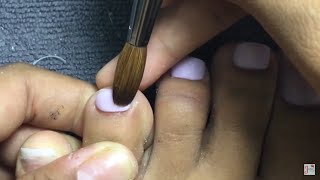 EASY DIY acrylic TOEnails at home//EVERYTHING you need for Acrylic nails at home DISCRIPTION BOX