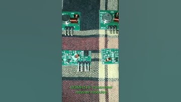 RF transmitter receiver | 433MHz transmitter receiver #shorts