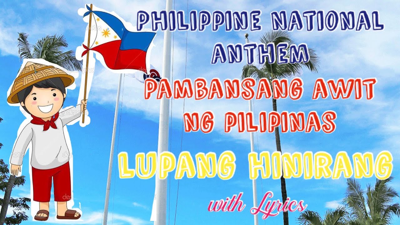 Pambansang Awit Ng Pilipinas Flag