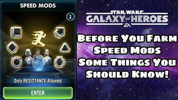 Before You Farm Speed Mods Some Things You Should Know