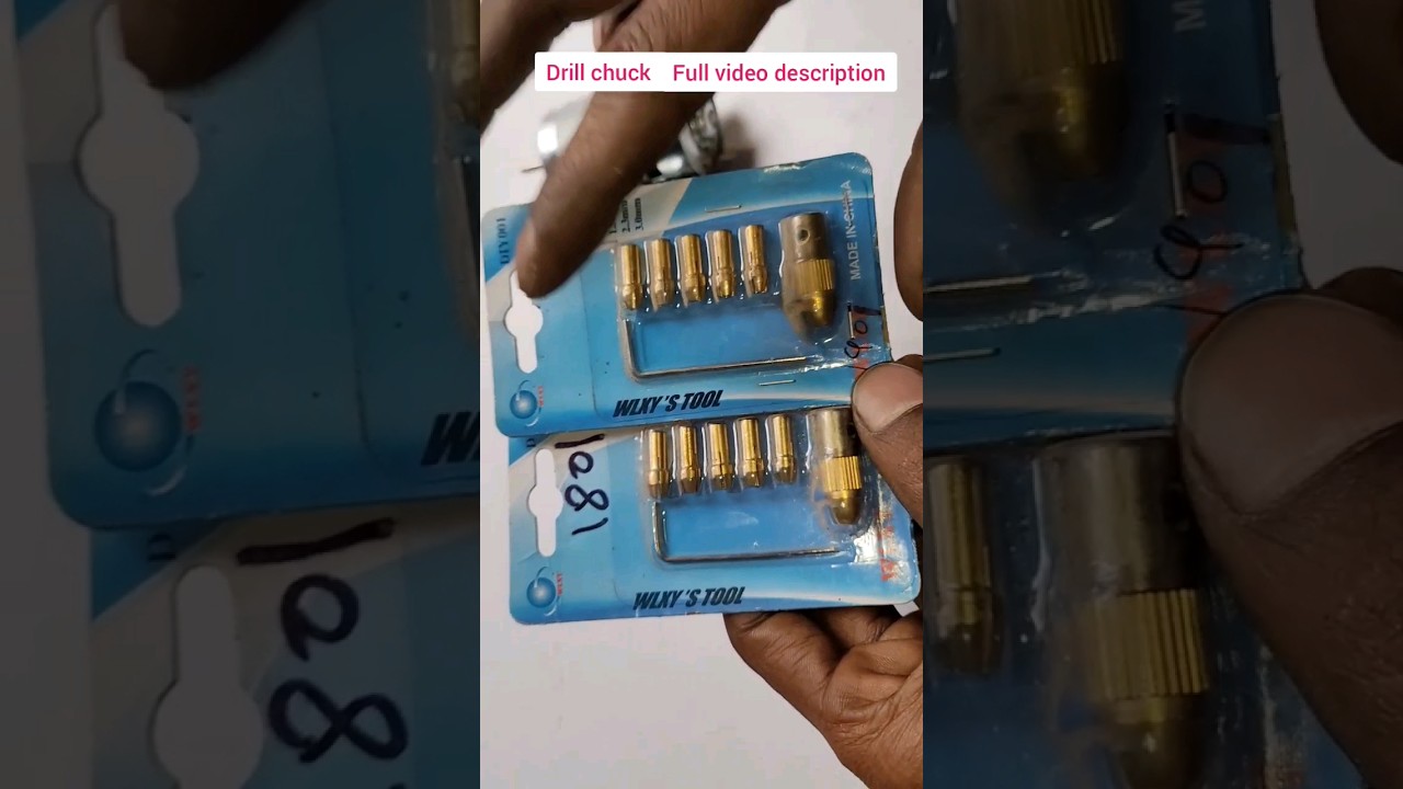 mini motor drill chuck || dc motor drill chuck || Electronics Verma || 