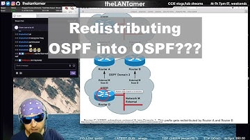 day 265 - LAB: ospf to ospf redistribution. 71 days
