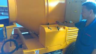 UNIQUE Concrete Mixer Pump  Testing video 20150714
