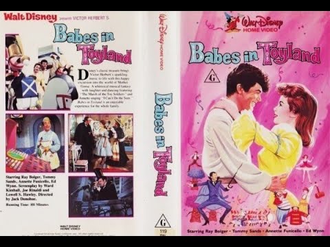 Babes in Toyland Australian VHS Opening (Disney) 1984