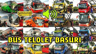 Kompilasi Telolet Bus Basuri Ter-Asyik di Indonesia!! Bus TELOLET UNIK ASYIK 😍