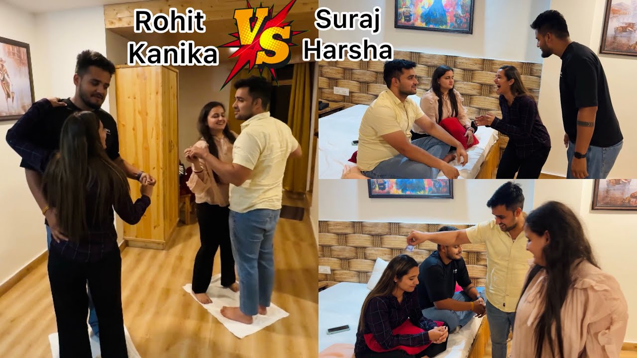 Dono couples में हुआ Competition🔥🤣