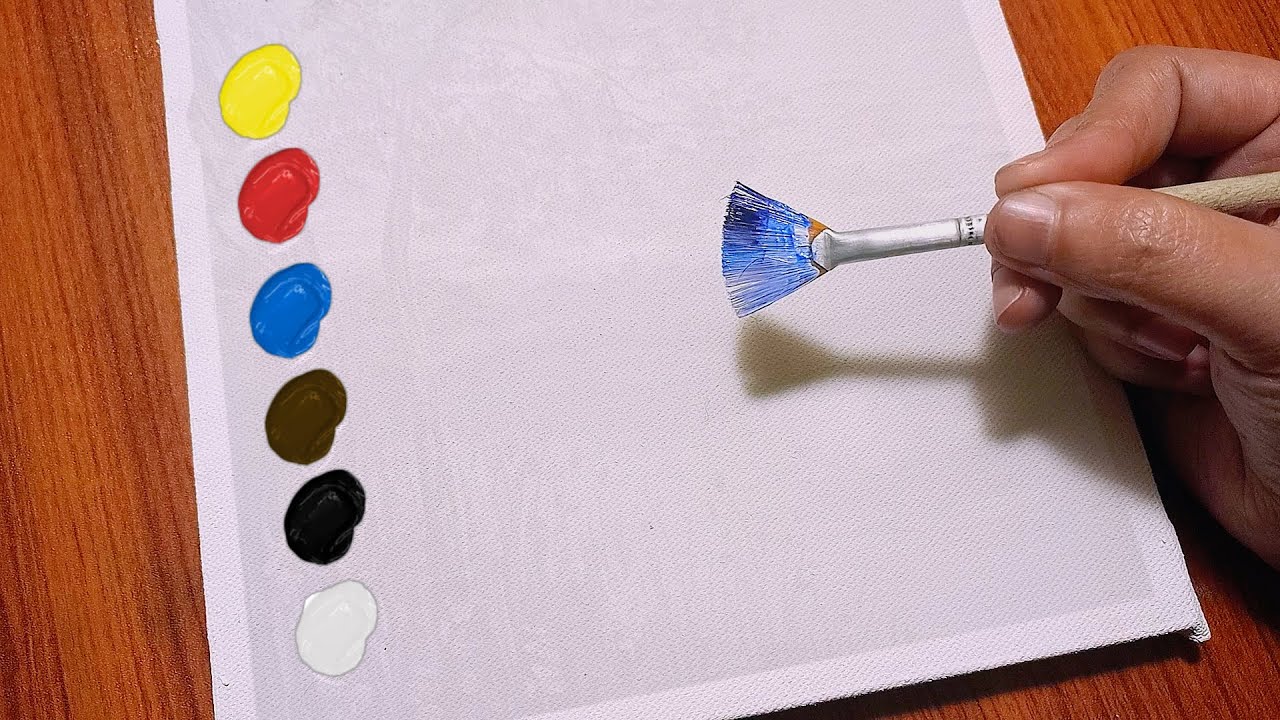 Beautiful Sunset landscape for Beginners /Acrylic Painting For ...