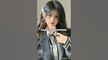 Habits of toppers #topper #teen #student #habbitsforsuccess