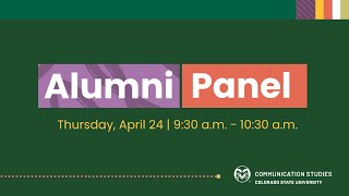 CMST Alumni Panel Spring 2025 - Morning Session