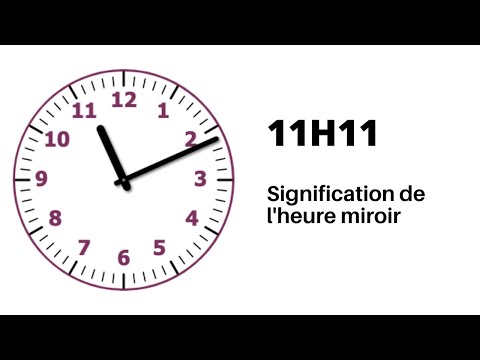 Heure miroir 11h11 : Signification