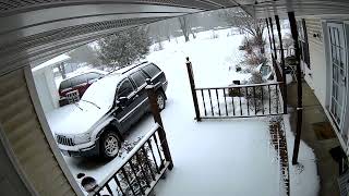 Feb 16, 2023 snowstorm time-lapse over 12hr period.