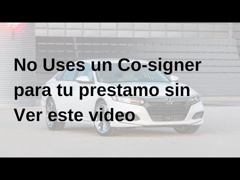 Video: ¿Cuál es la responsabilidad de un cofirmante en un préstamo de automóvil?