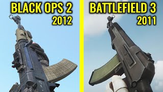 COD Black Ops 2 vs Battlefield 3 - Weapons Comparison screenshot 5