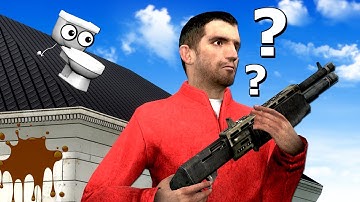 HIDING ABOVE The SEEKER in Prop Hunt! (Garry