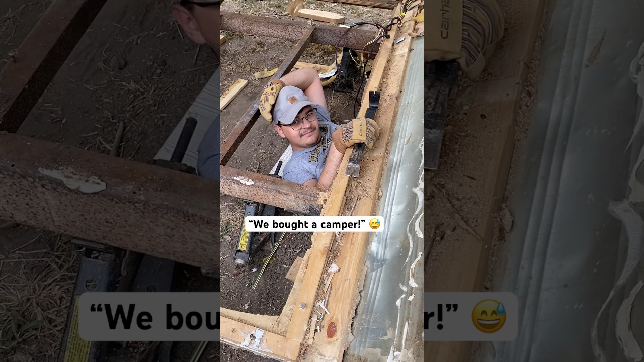 Nothing beats a rotting camper😅 
